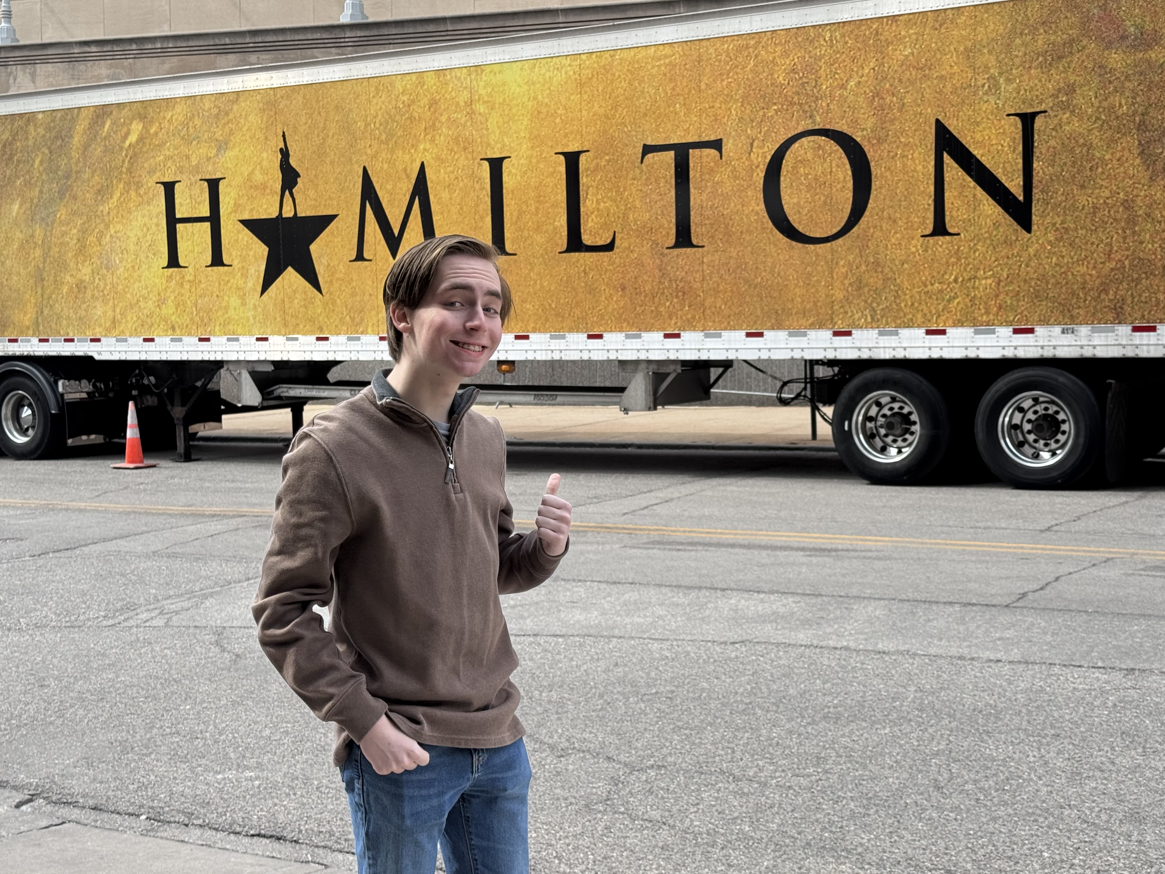 Van off stage